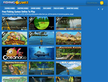 Tablet Screenshot of fishinggames.us